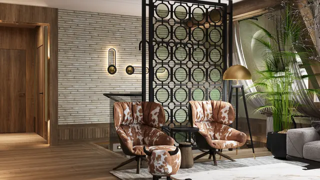 Дом с бассейном: холл