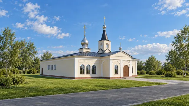 Храм: вид с угла