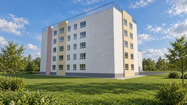 Дом на 110 квартир: боковое крыло